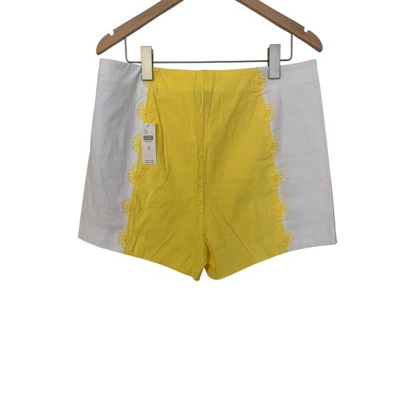 NWT Anthropologie Maeve Surf City Linen Blend Embellished Shorts - Picture 5 of 7